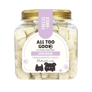 All Too Good Freeze-Dried Treats Cod Dices 60g